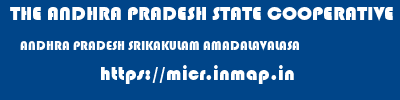 THE ANDHRA PRADESH STATE COOPERATIVE BANK LIMITED  ANDHRA PRADESH SRIKAKULAM AMADALAVALASA   micr code